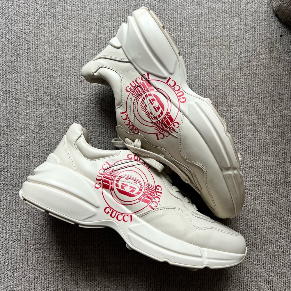 Gucci Disk Rhyton sneaker - size 8 (9US)